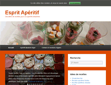 Tablet Screenshot of esprit-aperitif.com